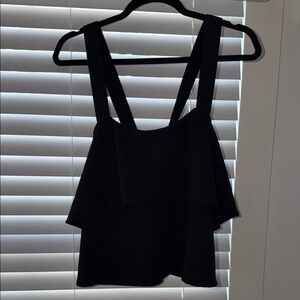 Madewell Black Layered Camisole Top